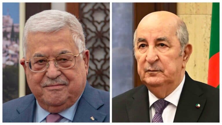 الرئيس الجزائري يتلقى رسالة تهنئة من رئيس فلسطين بمناسبة عيد الاستقلال