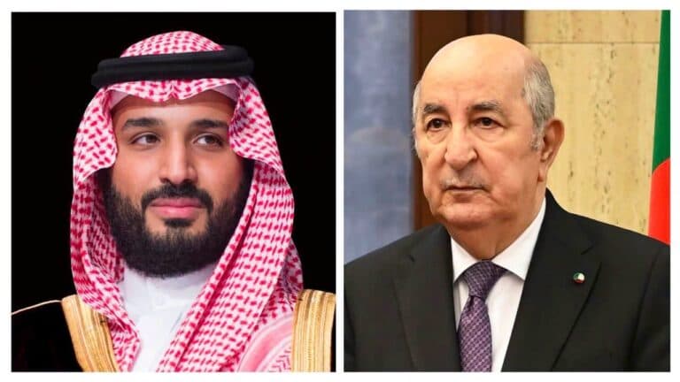 الرئيس الجزائري يتلقى تهاني ولي عهد السعودية بمناسبة عيد الاستقلال