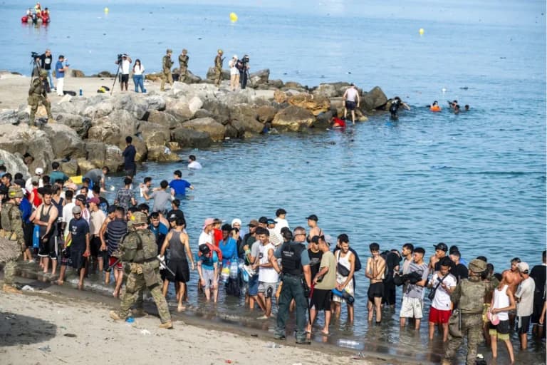 Ceuta migration used to pressure Spain