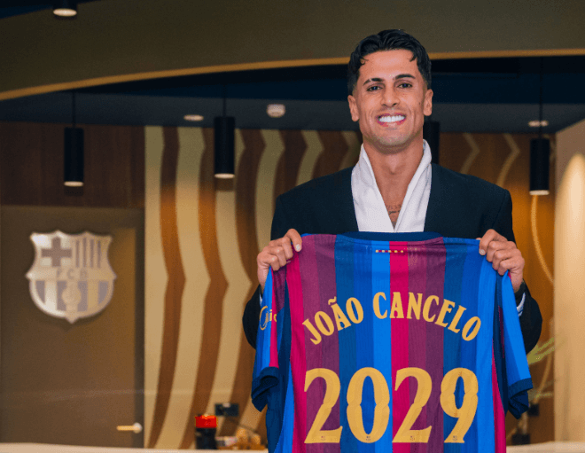 برشلونة يؤكد انضمام كانسيلو