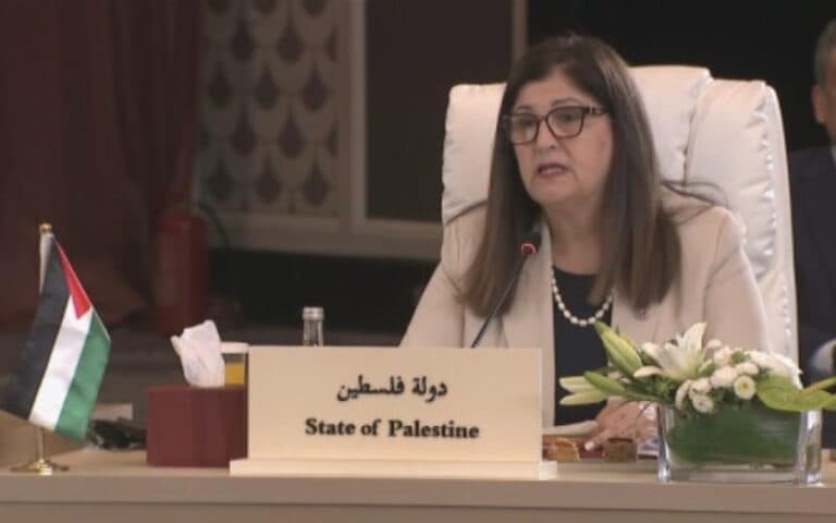 Palestinian FM urges international law compliance