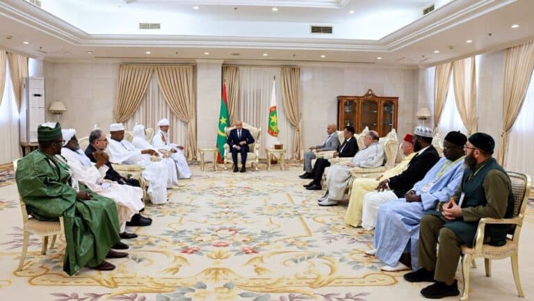 Mauritanian president meets Algiers University dean