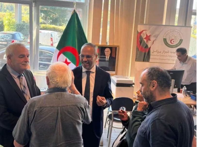 القنصلية الجزائرية ببروكسل تنظم مداومة للجالية