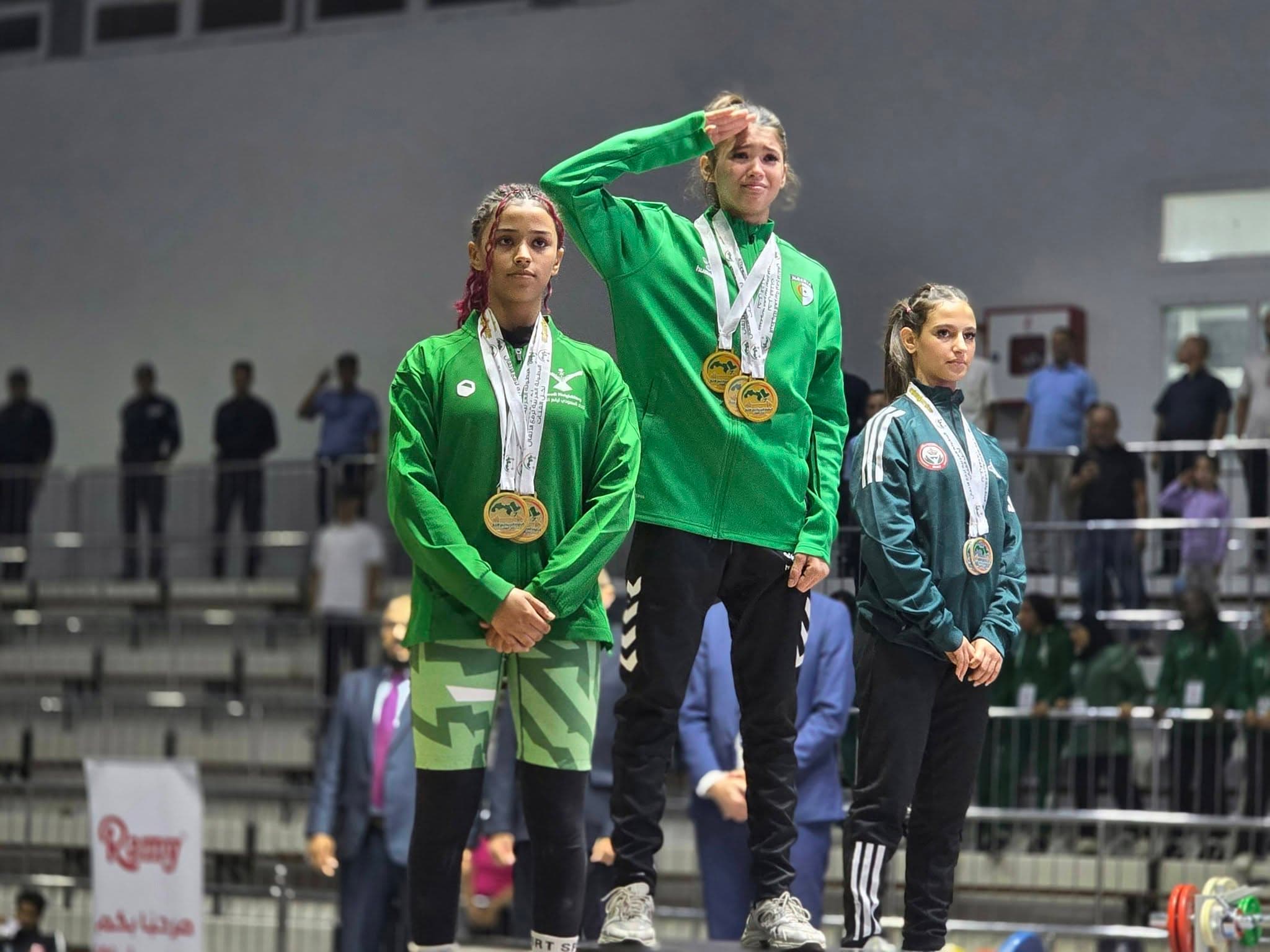 المنتخب الجزائري لرفع الأثقال يضيف 11 ميدالية ذهبية