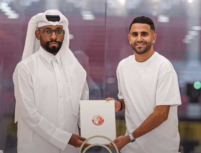 Al-Shamal Qatar Signs Riyad Mahrez