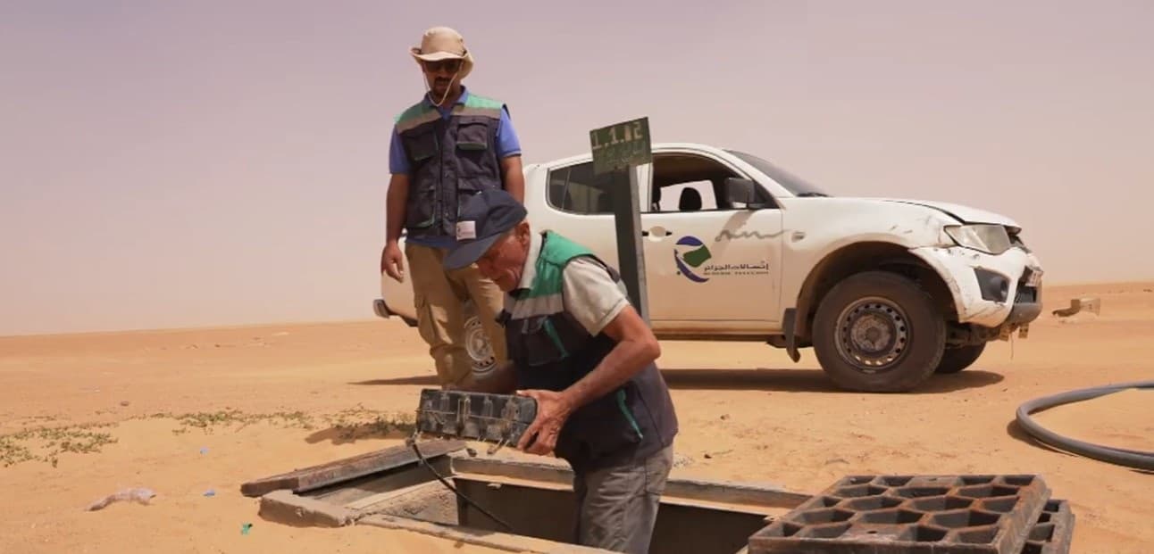 Start of Algeria-Niger trans-desert fiber link