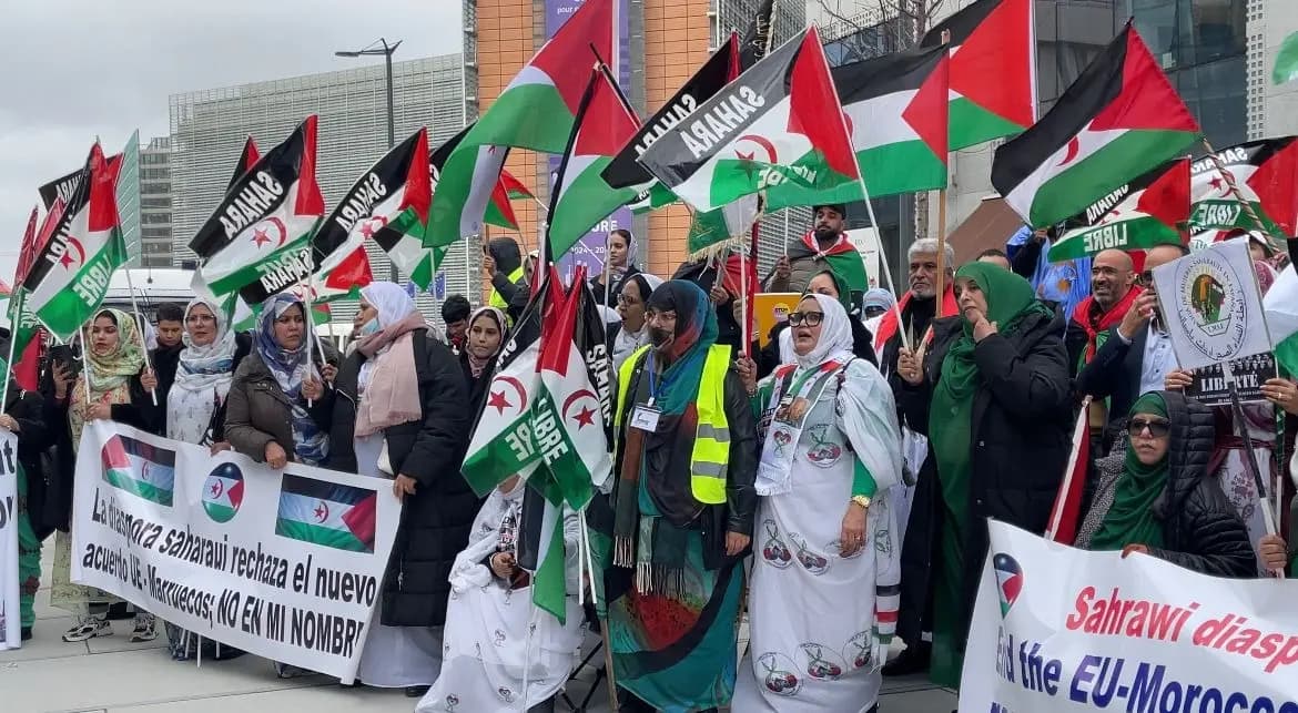 Brussels Protest for Sahrawi Self-Determination