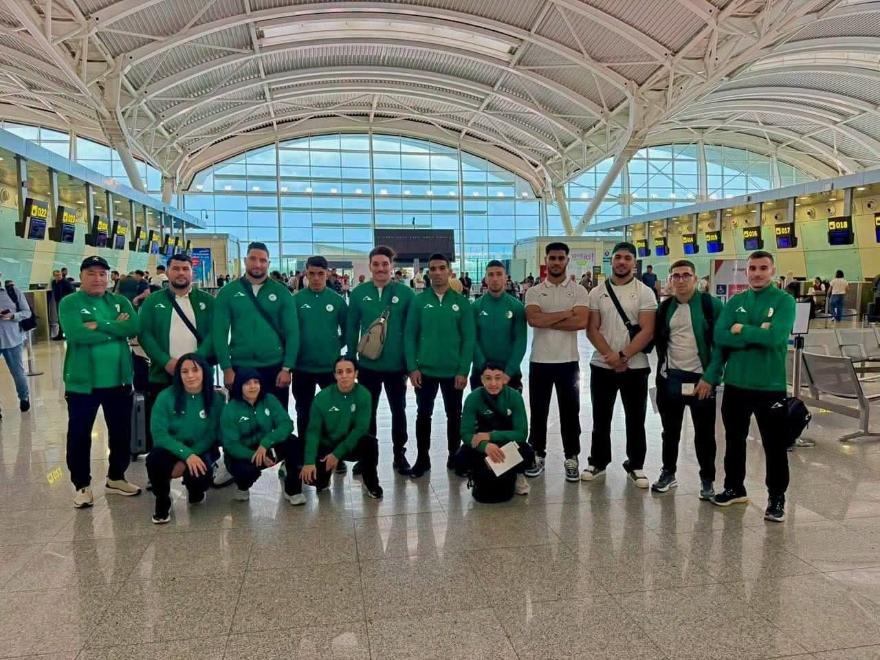Algerian Wrestling Team in Kazakhstan Camp