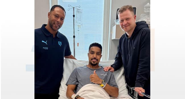 الدوسري يخضع لجراحة والهلال يعرض على سومرفيل