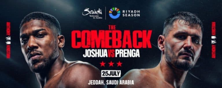 Jeddah hosts global Joshua-Brenga match