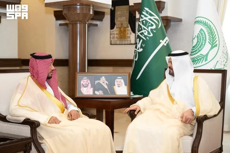 Deputy Emir of Mecca Meets Public Prosecution Head