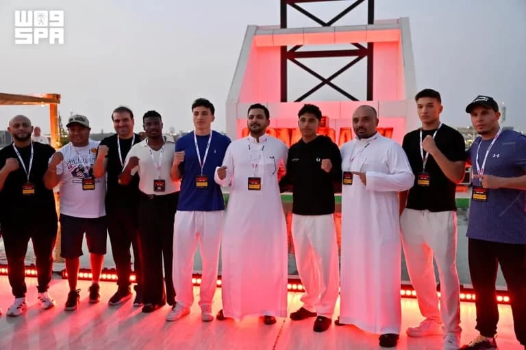 The Comeback stars gather in Jeddah before boxing event