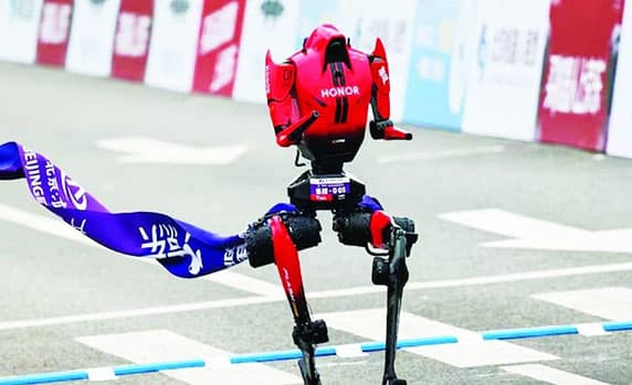 Robot Sets 100-Meter Record