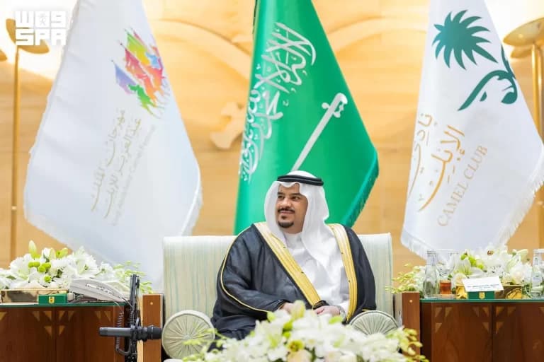 نائب أمير الرياض يرعى حفل الفائزين بمهرجان الإبل