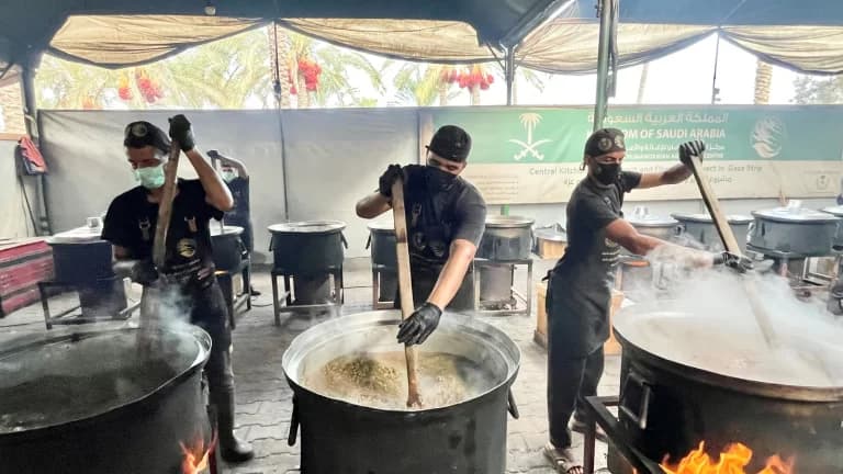 Saudi Kitchen provides ongoing nutrition to Gaza children