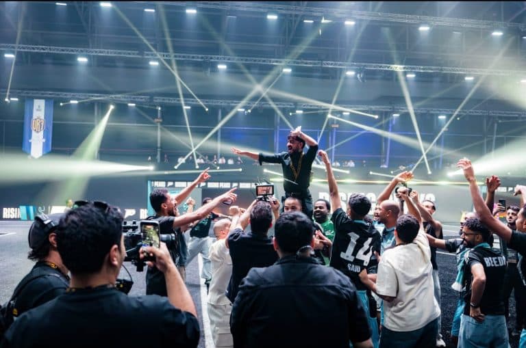 Saudi team Rising Peaks wins first match