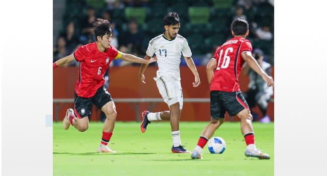 Under-21 Green team vs Uzbekistan in Nagoya quarterfinal
