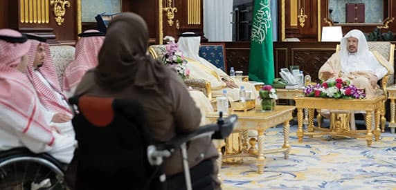 آل الشيخ يركز على تحسين جودة حياة ذوي الإعاقة