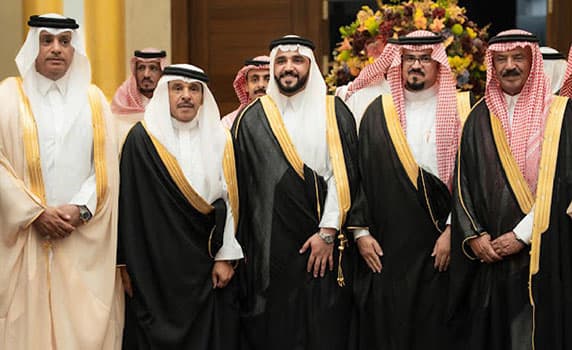 السياري يشارك في زفاف ثامر