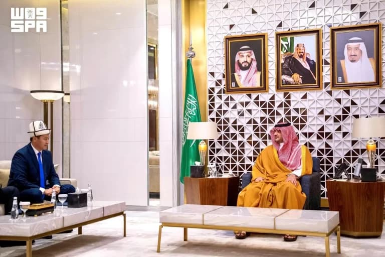 Prince Abdulaziz Meets Kyrgyz Ambassador