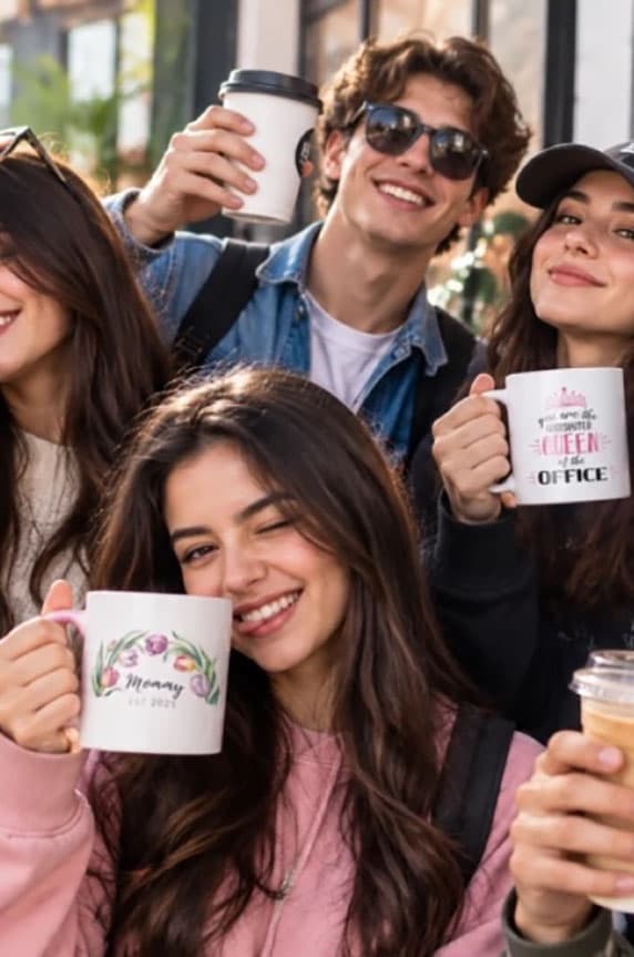 Gen Z embraces coffee cups trend