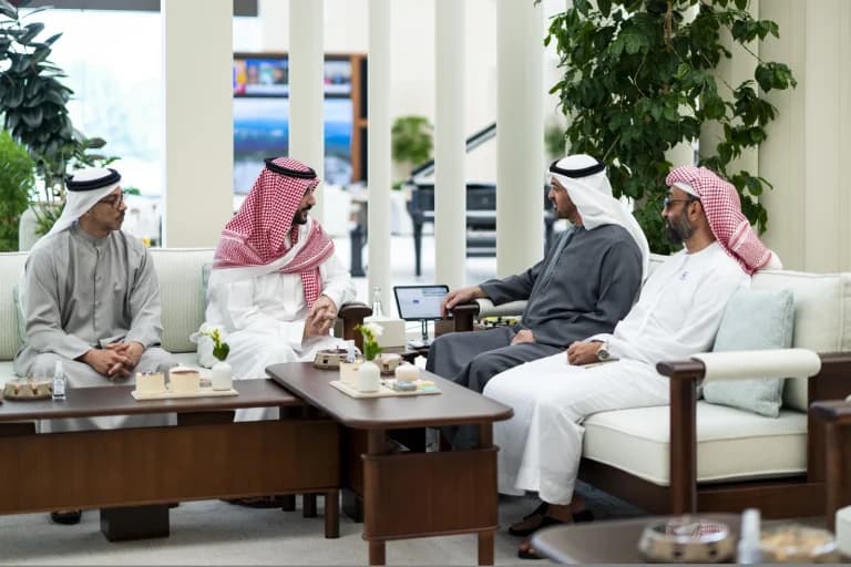 وزير الدفاع ورئيس الإمارات يناقشان الأوضاع الإقليمية