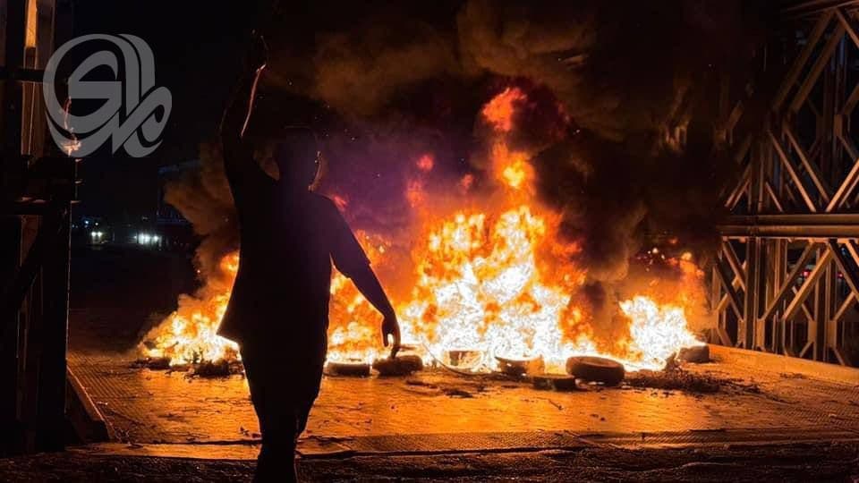 Najaf protests over electricity cause injuries
