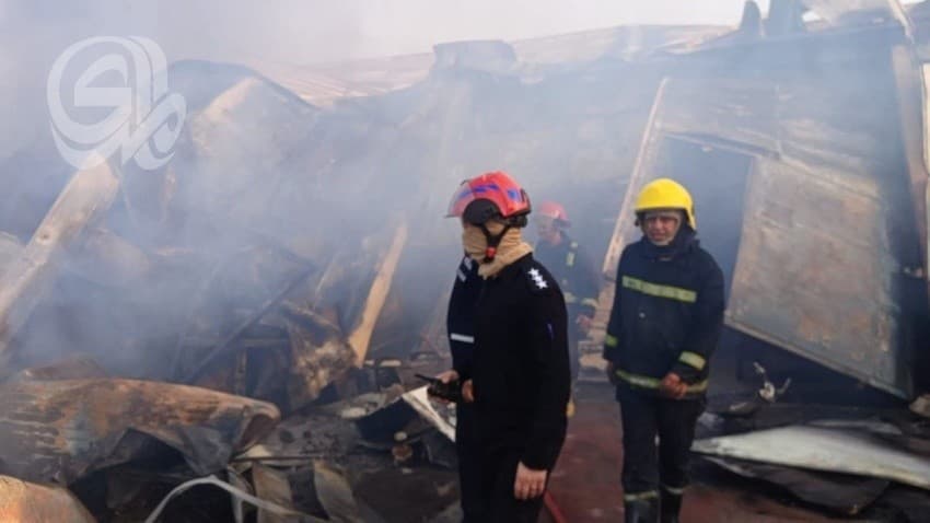 إطفاؤ 14 فرقة حريق شركة في بغداد