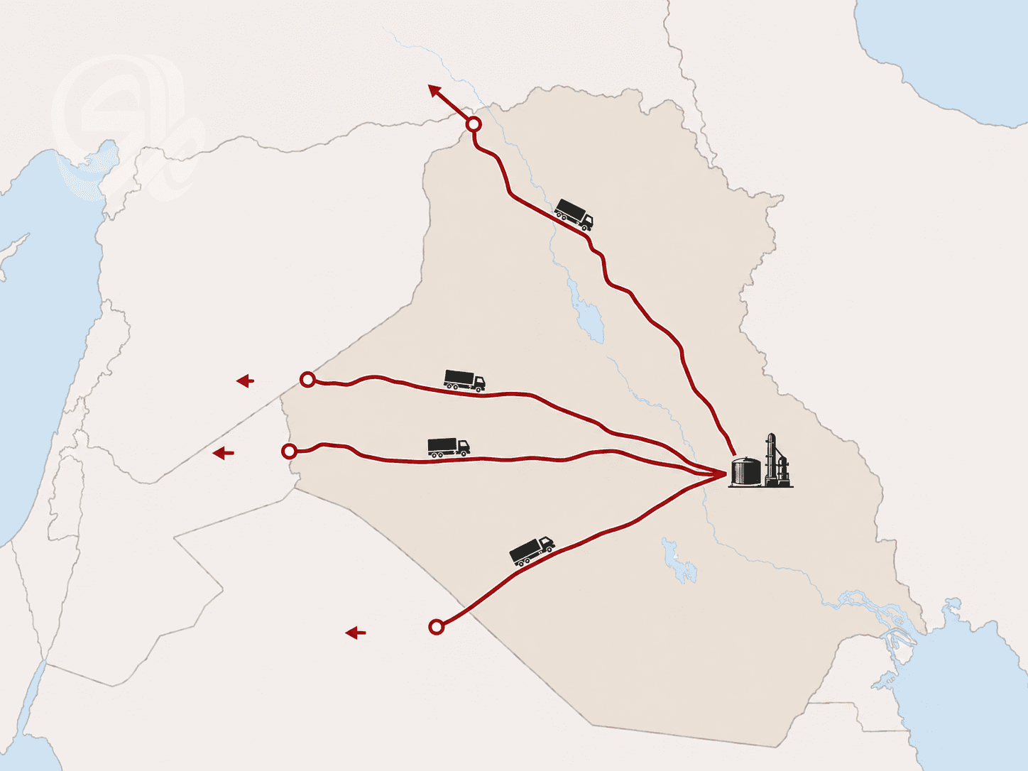 Iraq's Potential New Oil Export Map