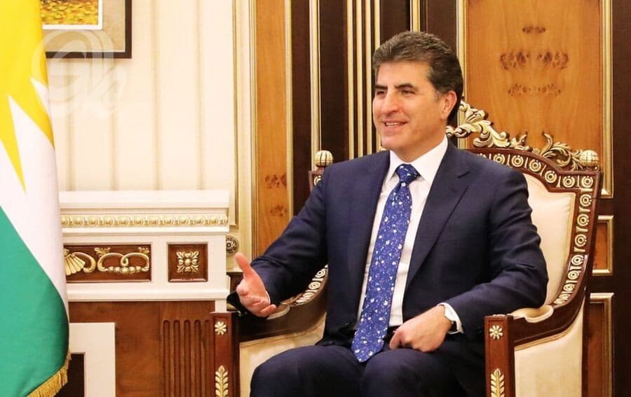 بارزاني يروج لتنويع اقتصاد كردستان