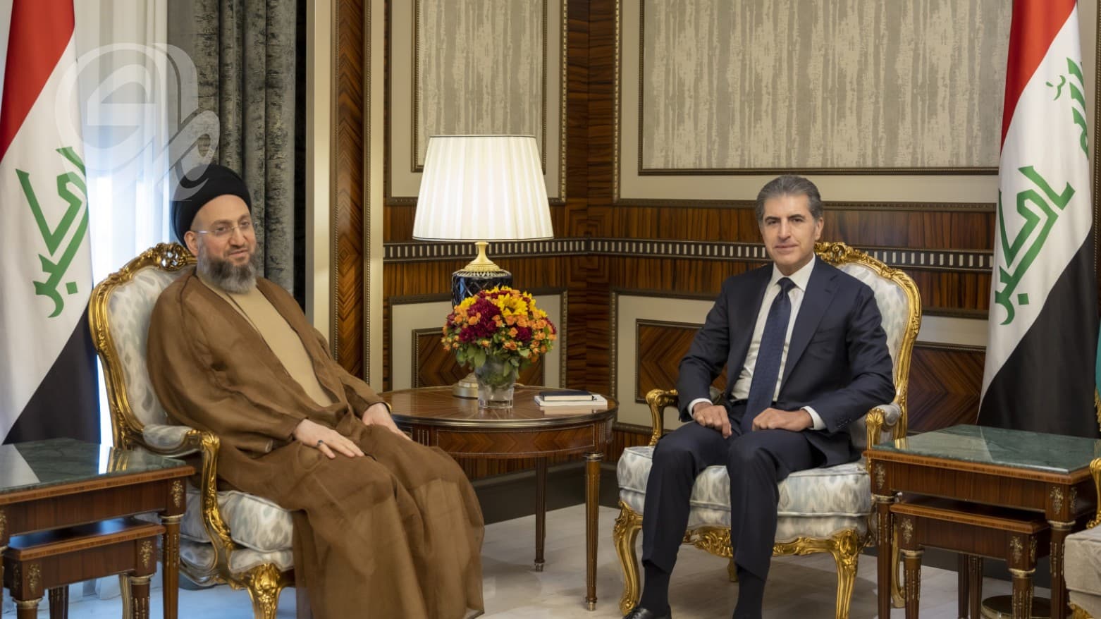 بارزاني والحكيم يلتزمان الحوار لحل النزاعات