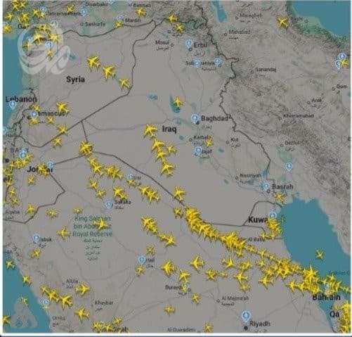 Transit flights through Iraq rise 31 percent