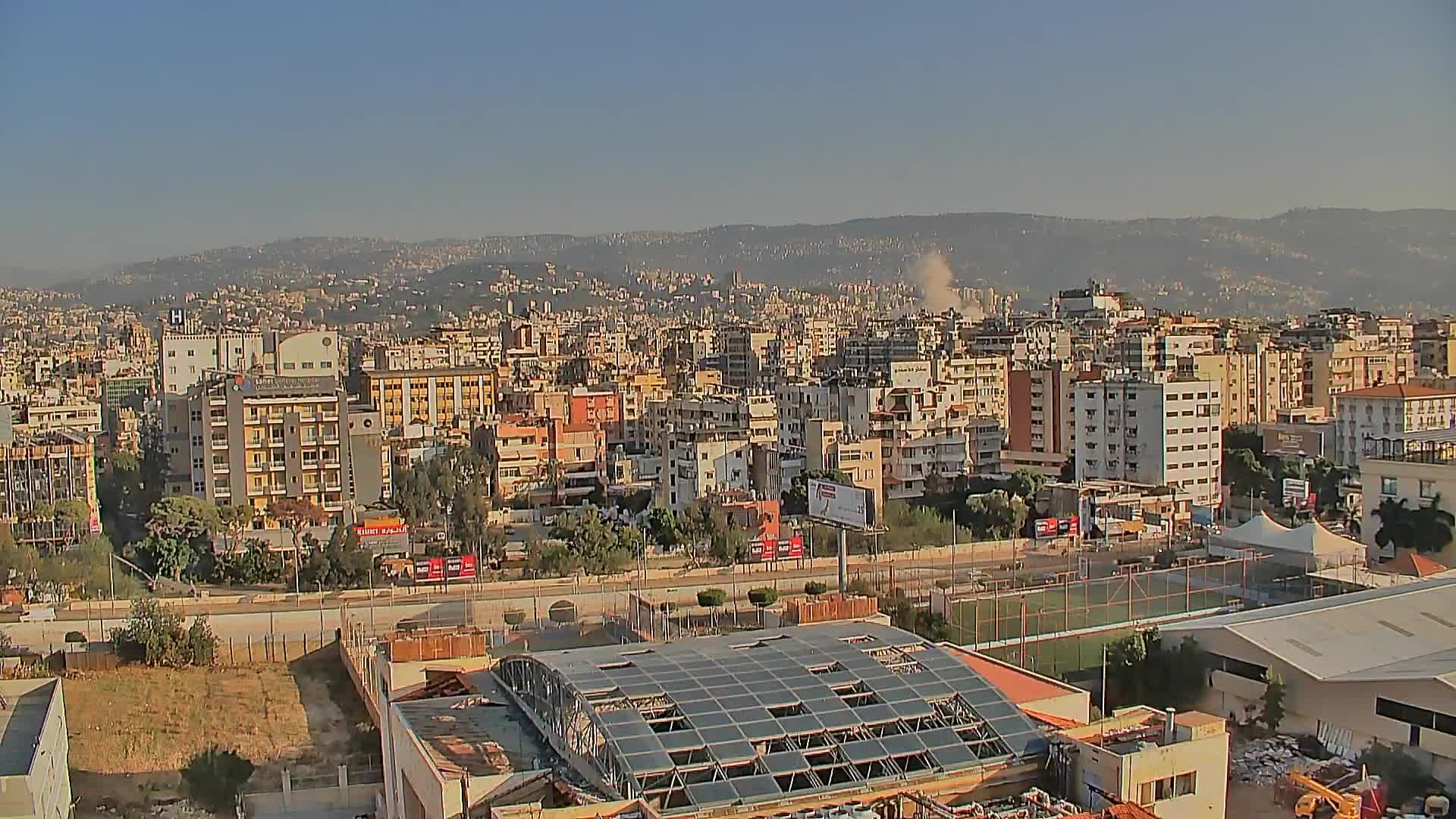 Al-Manar Screens Israeli Attack Impact
