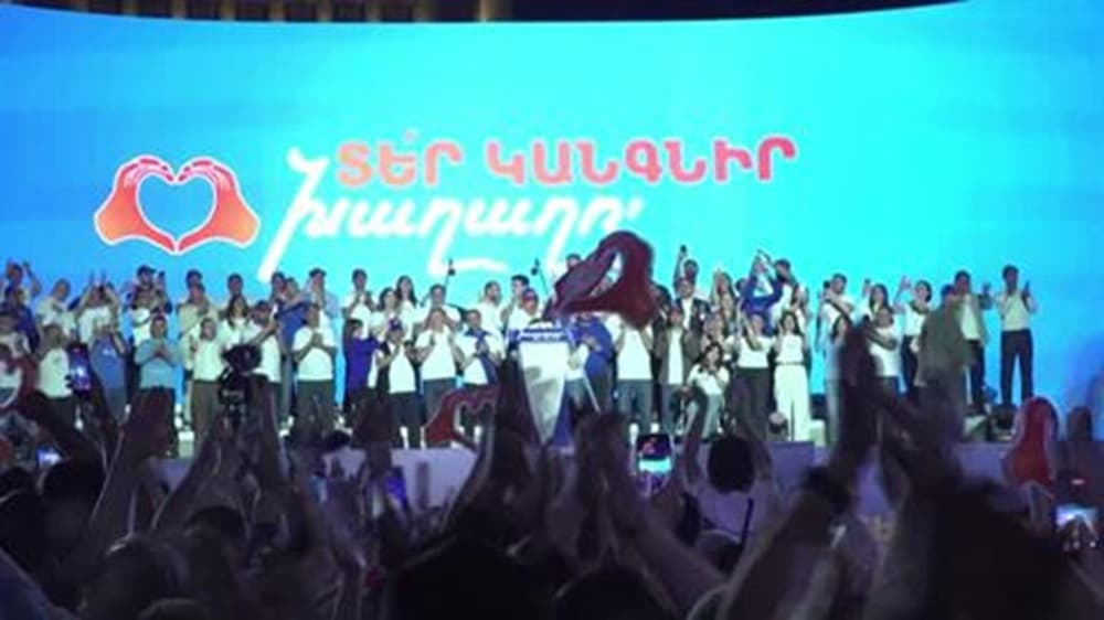 Pashinyan campaigns in Yerevan amid disinformation concerns