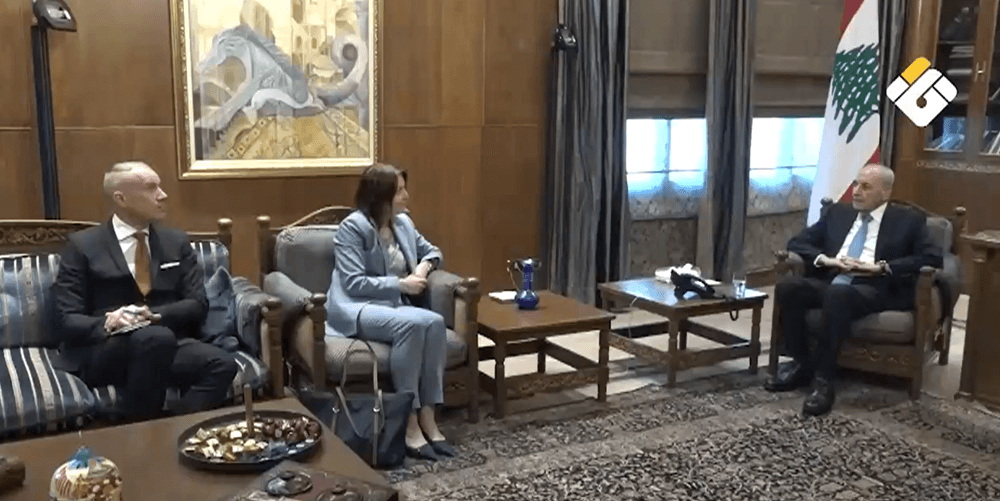 Berri Meets UN Commissioner on Lebanon
