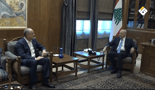 الرئيس بري يلتقي بو صعب لمتابعة التطورات