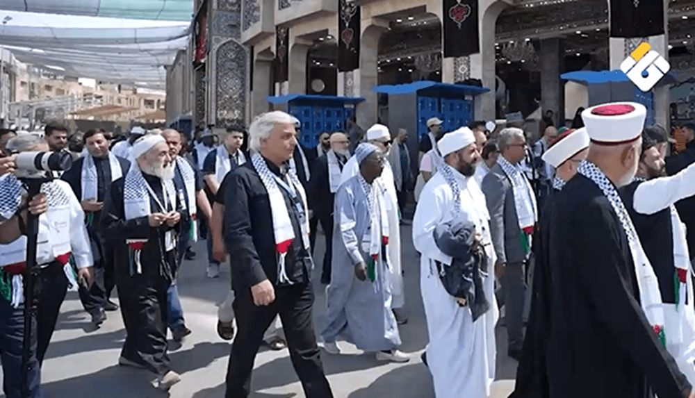Al-Ashura Shrine Hosts Quds Conference Delegations