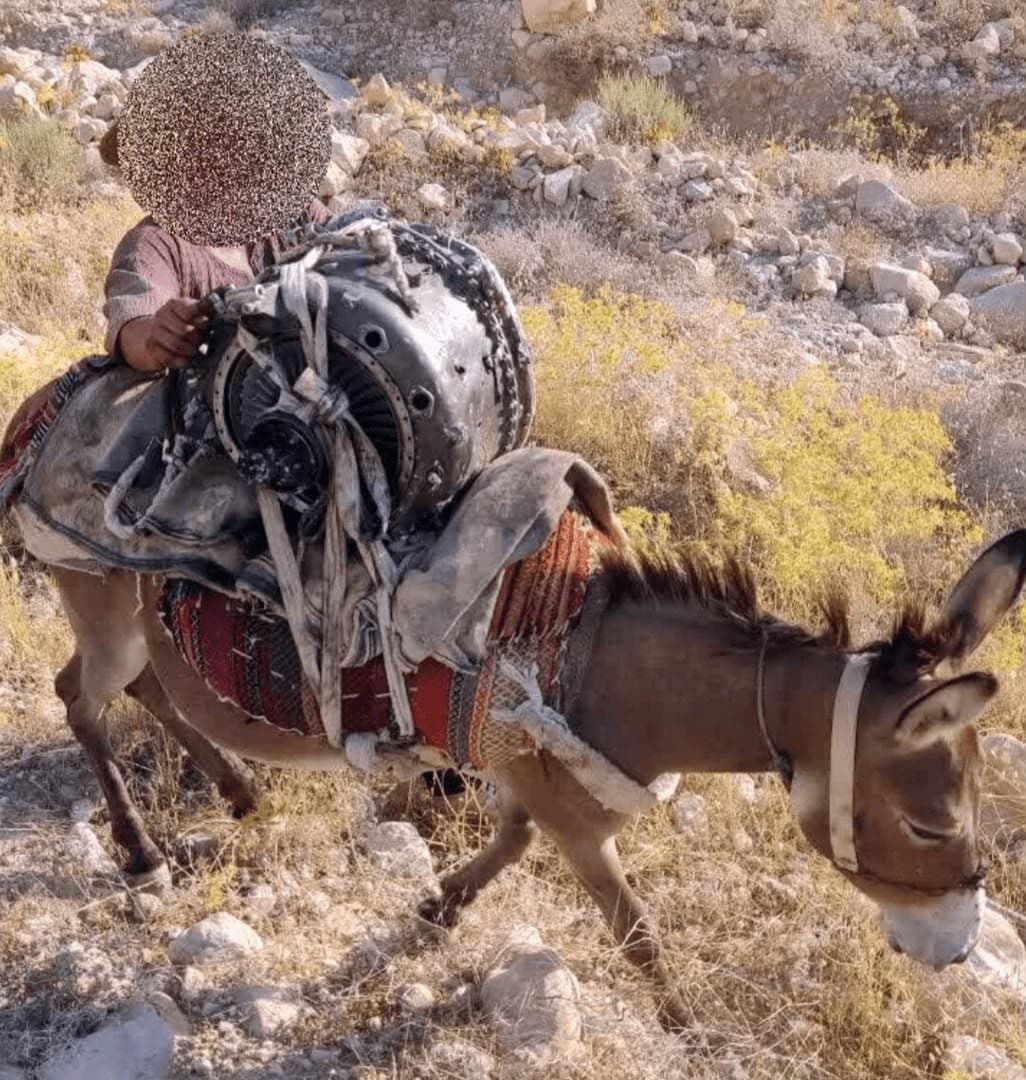 Faris Agency: U.S. drone wreckage moved with donkey assistance