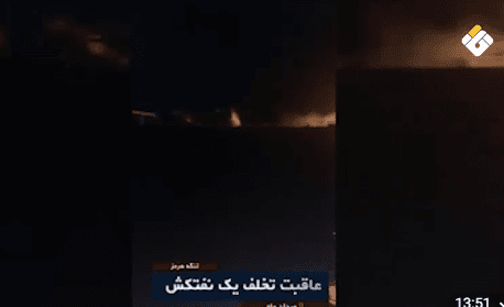 حرس الثورة يعرض استهداف سفينتين نفط في هرمز