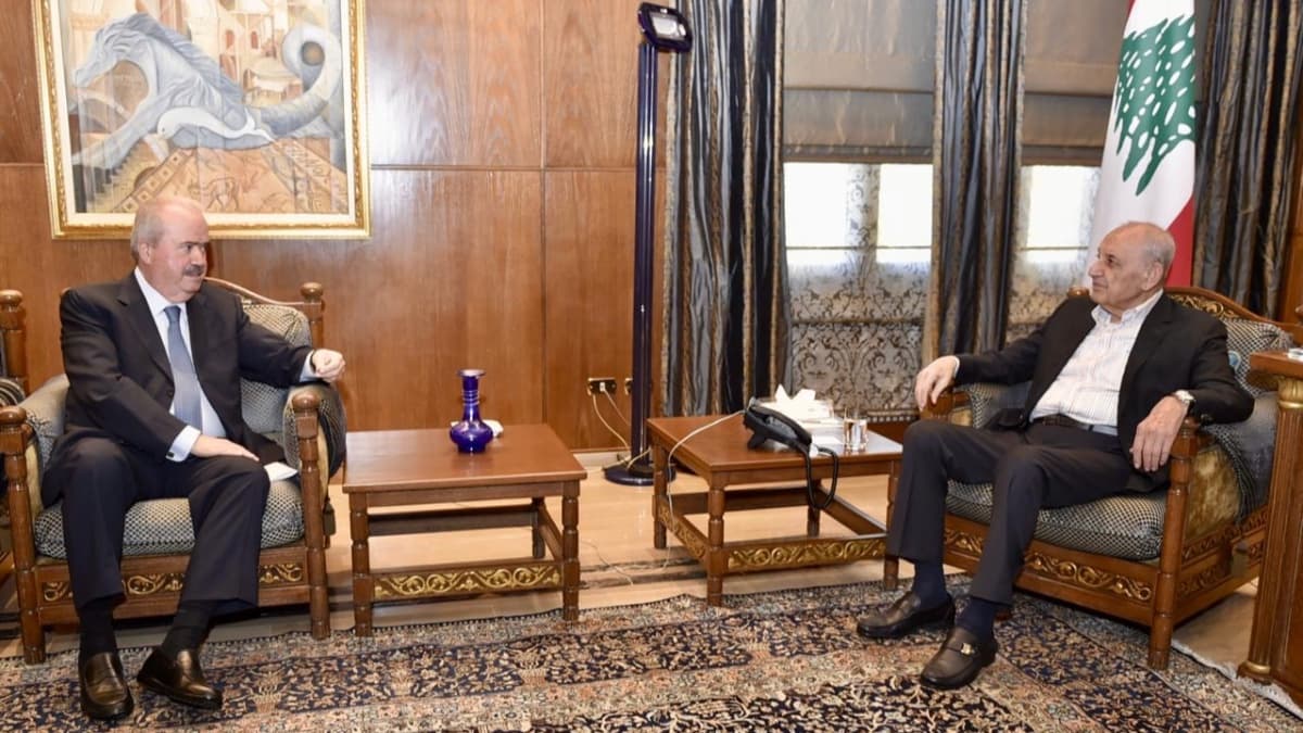 President Berri Discusses Finance with Jaber