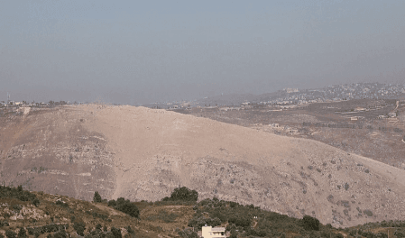 مشاهد تفجيرات قرب قلعة الشقيف