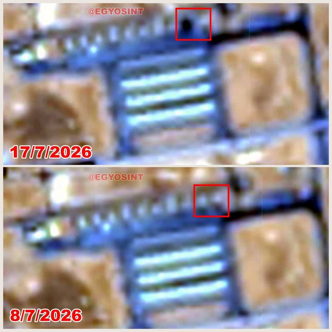 Destruction of US Hangar at Muwaffaq Salti Base