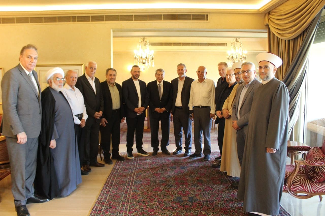 Delegation Meets Eli Fershli in Hazmieh