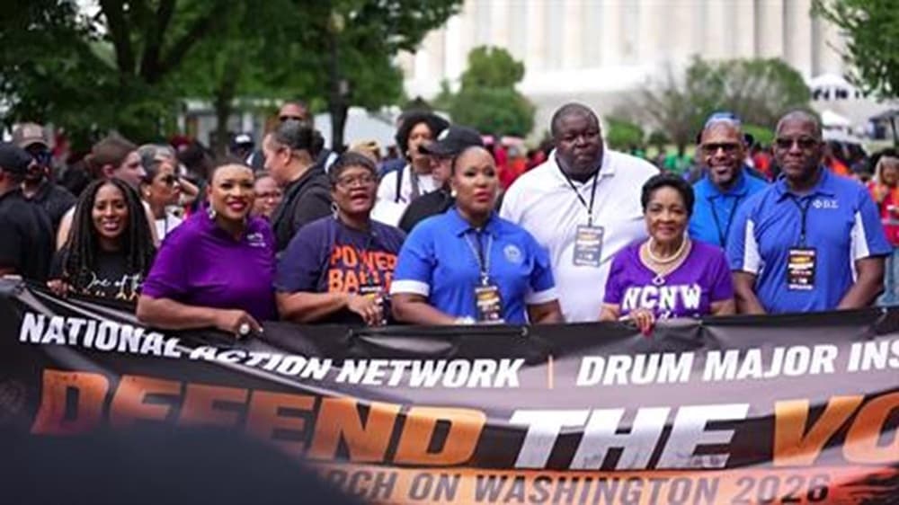 US activists rally for voting rights