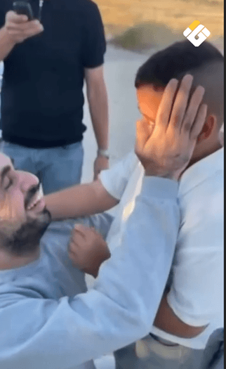 Prisoner reunites with child after two years