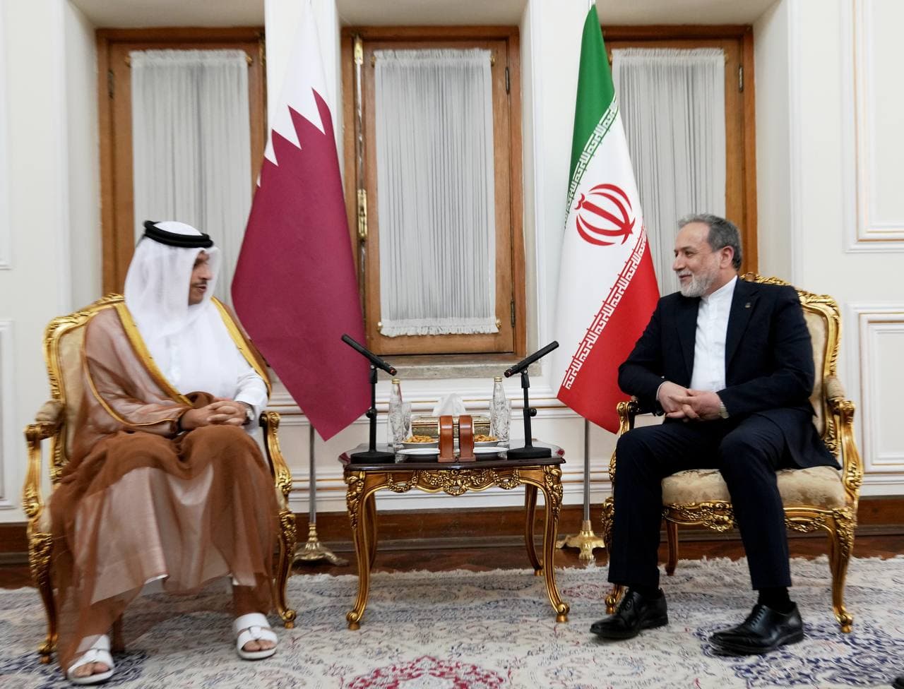 Iraqiji Meets Prime Minister and Qatari Minister in Tehran