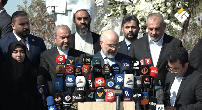 Qalibaf in Baghdad on Iraq Ties