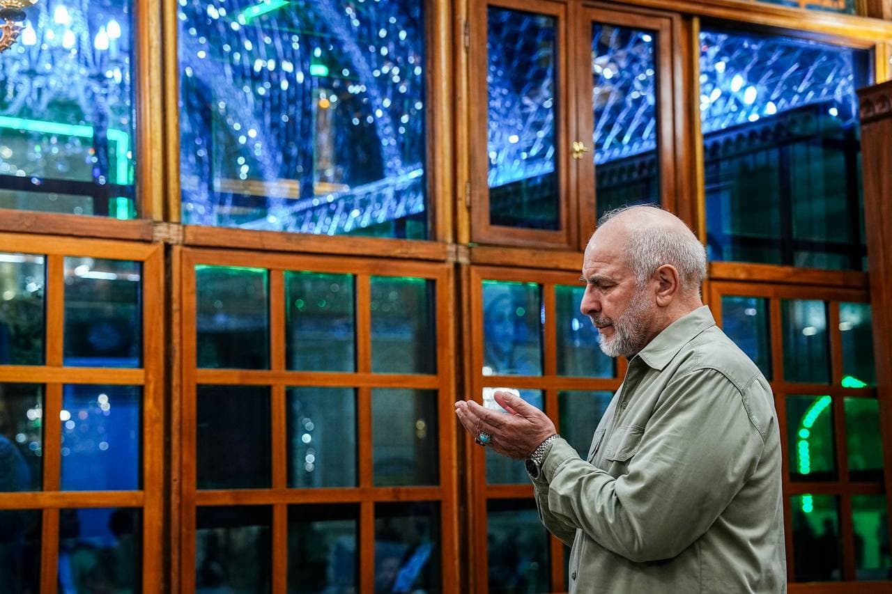Iranian Parliament Speaker Qalibaf visits Kazimiyah