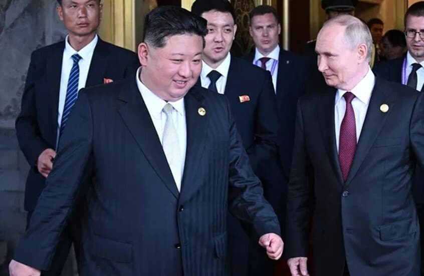 Putin and Medvedev extend greetings to Kim Jong Un on Korea's liberation anniversary