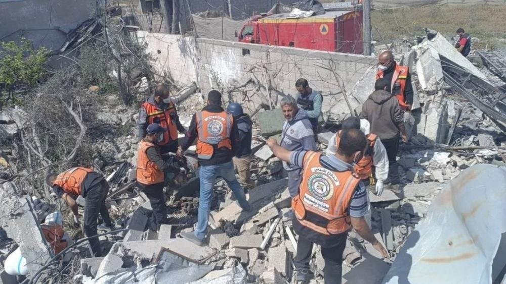 Gaza building rubble recovers 19 martyr remains